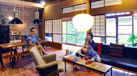 築54年の家をリノベーションミッドセンチュリーの家具が似合う同世代の日本家屋