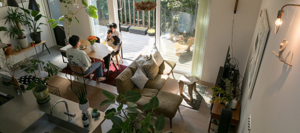 借景が家探しの条件　家の外も中でもたっぷりの緑を楽しむ